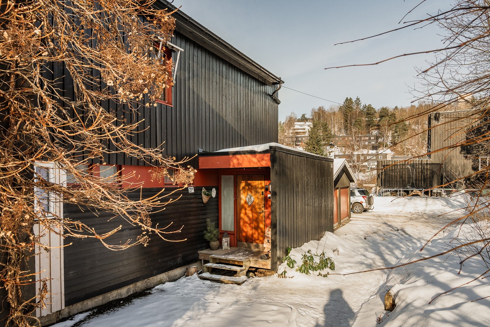 Et trivelig og innbydende inngangsparti. Galleribilde