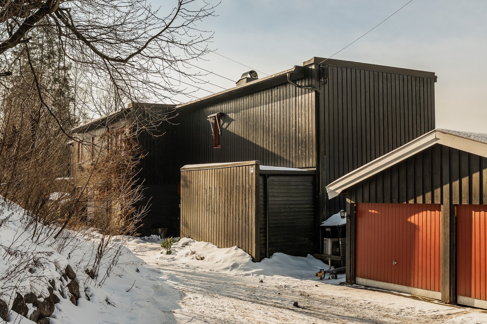 Endebeliggenheten gir ekstra muligheter for å vandre rundt huset. Galleribilde