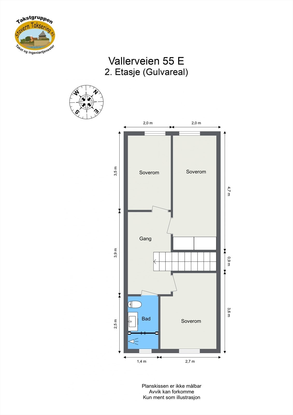 Plantegning 2. etasje. Galleribilde