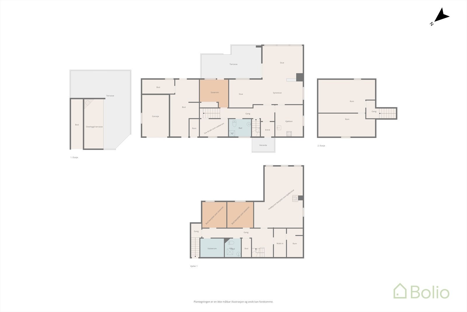 Plantegning Galleribilde