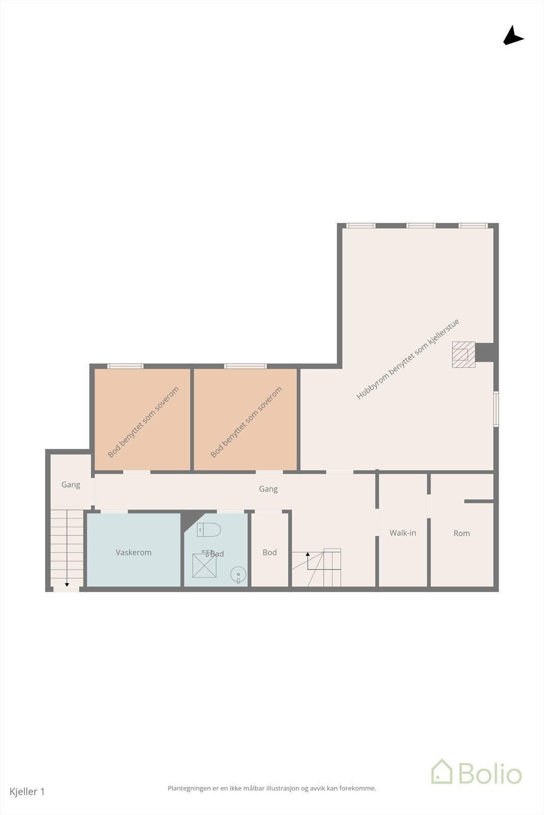 Plantegning Galleribilde