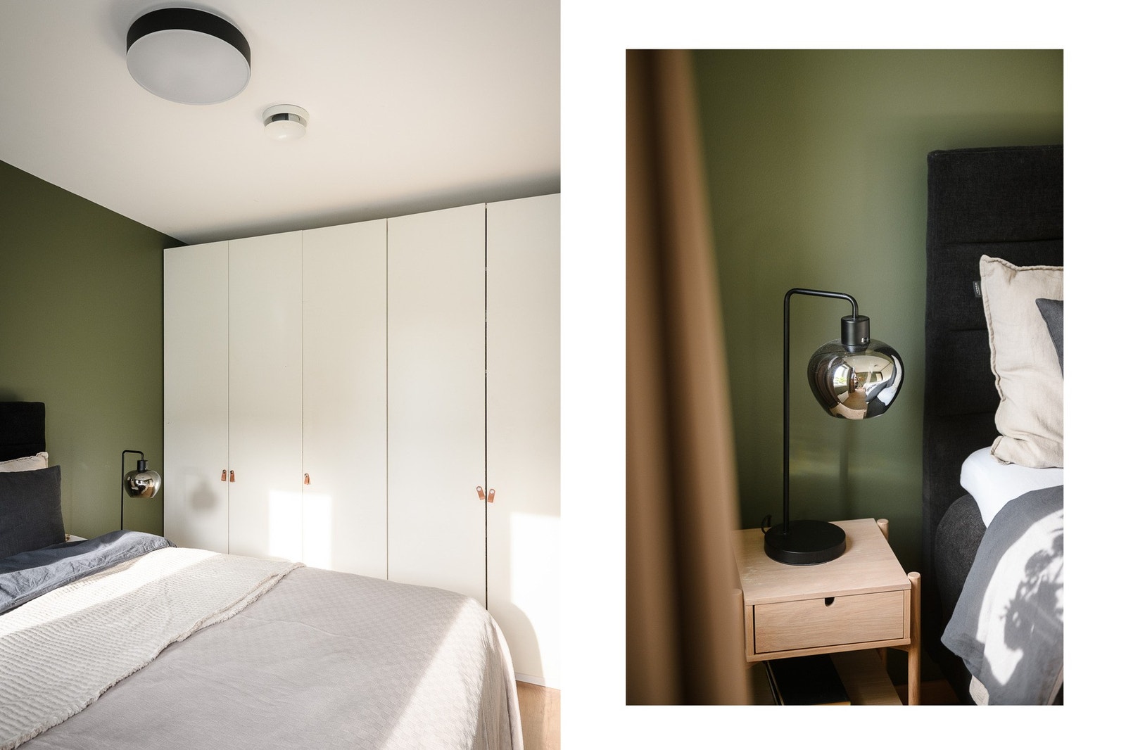 Store garderobeskap som medfølger boligen. Galleribilde