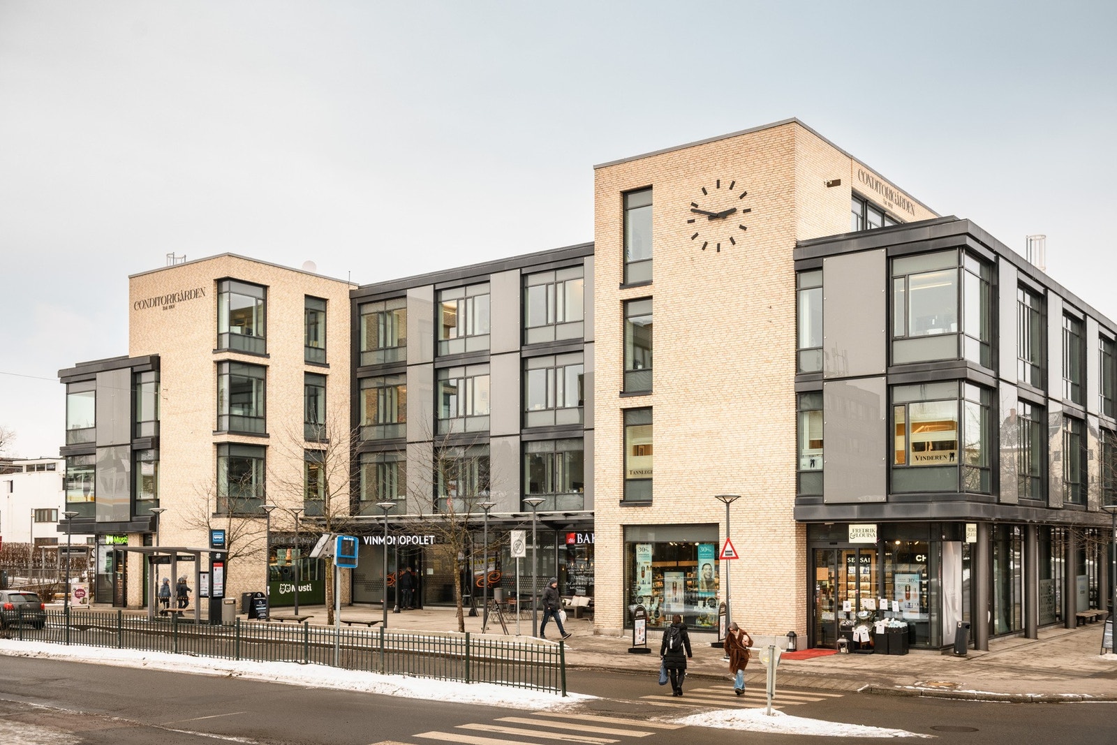 Conditorigården ble gjenreist i 2012 med mange øvrige fasiliteter. Galleribilde