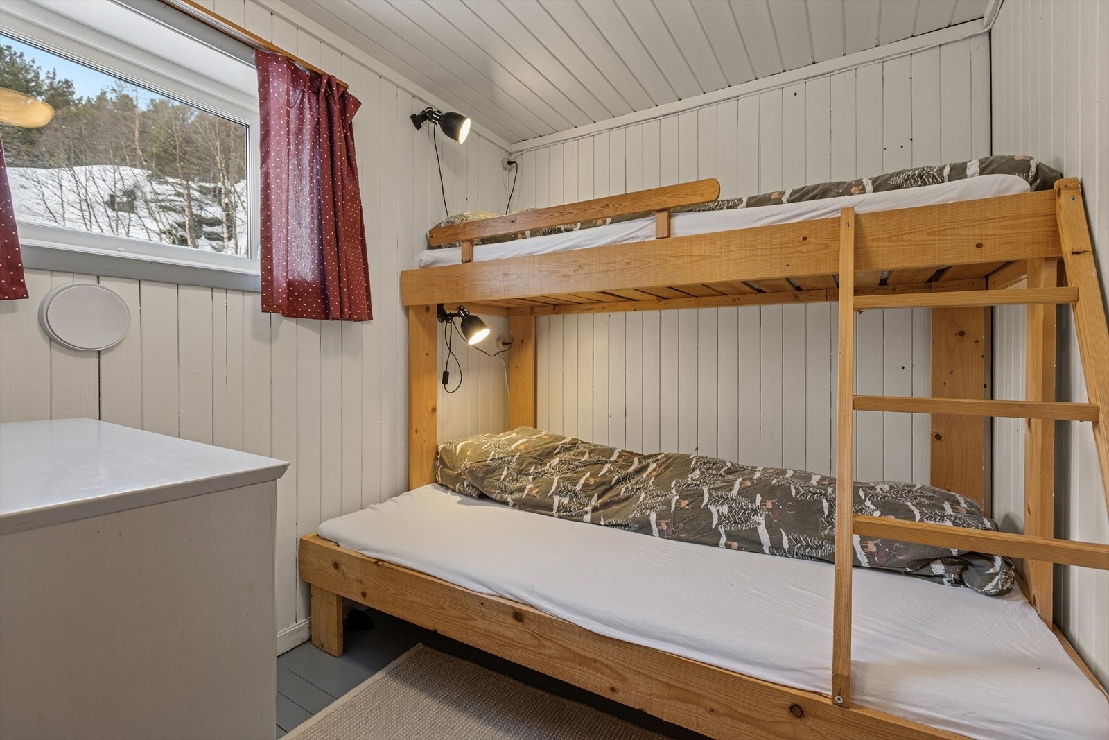 Soverommet har et nytt vindu fra 2022. Galleribilde