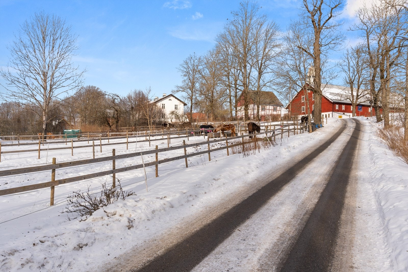 En kort spasertur unna ligger Tveten gård med cafè, rideskole, konserter, marked, utstillinger m.m Galleribilde