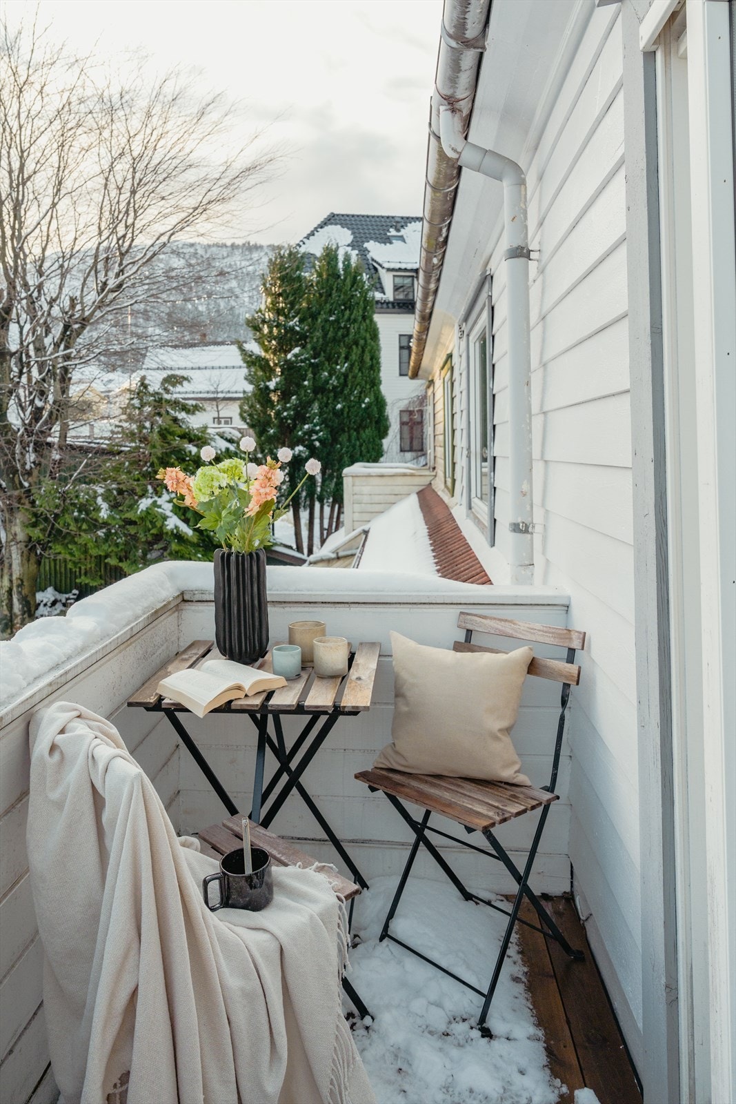 Hyggelig uteområde i tilknytning til stuen Galleribilde