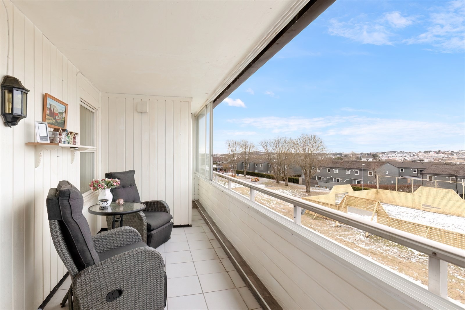 Terrasse av god størrelse Galleribilde