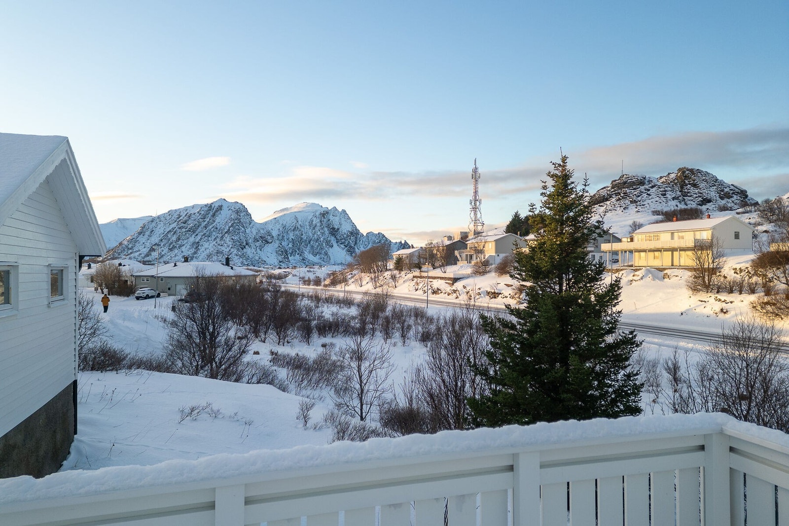Utsikten fra terassen. Galleribilde
