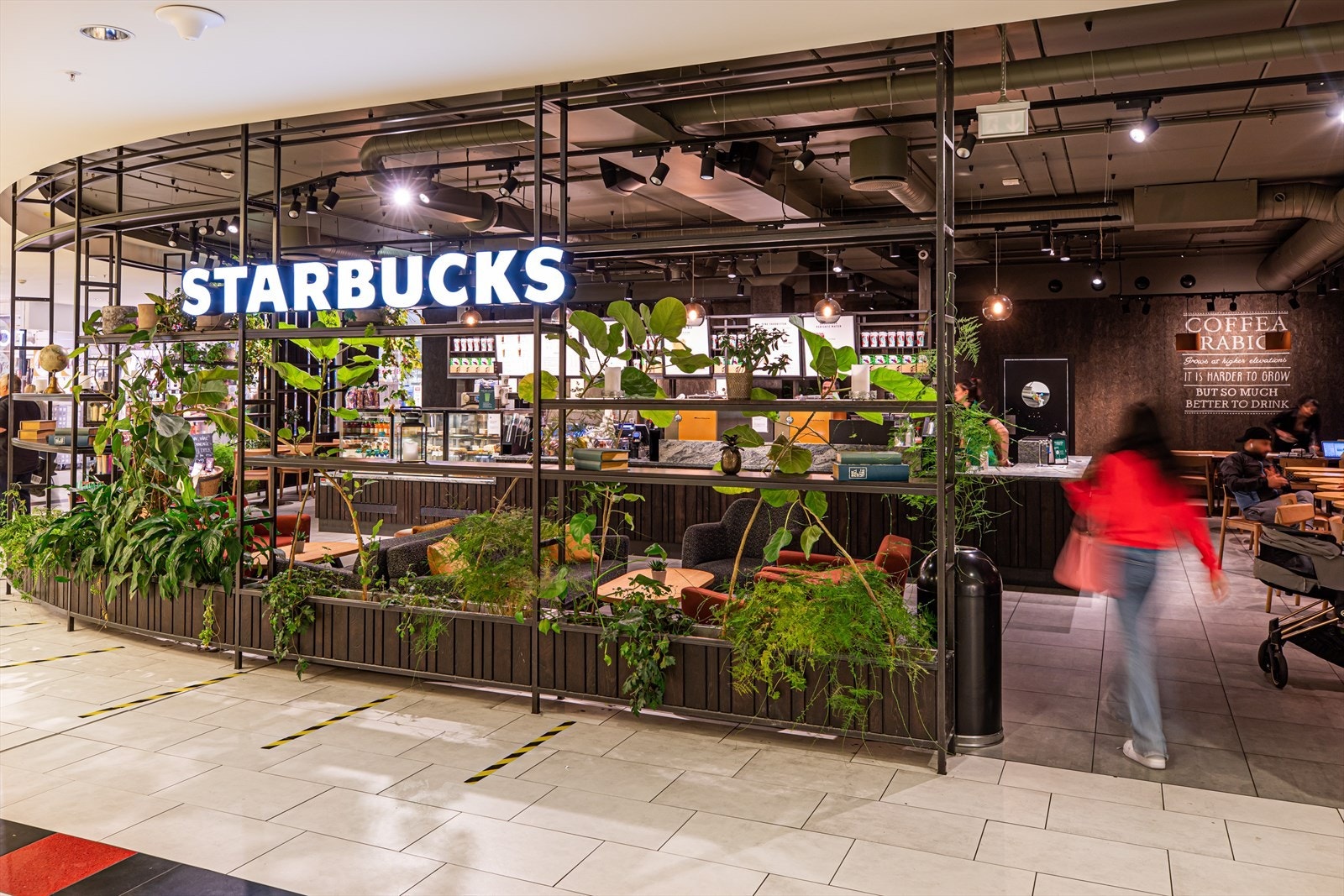 Starbucks på Strømmen Storsenter. Galleribilde