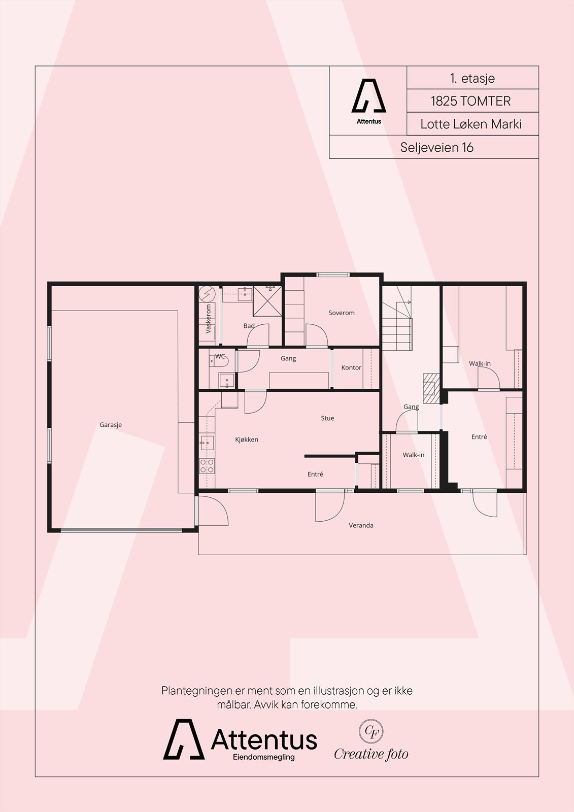 Plantegning Galleribilde