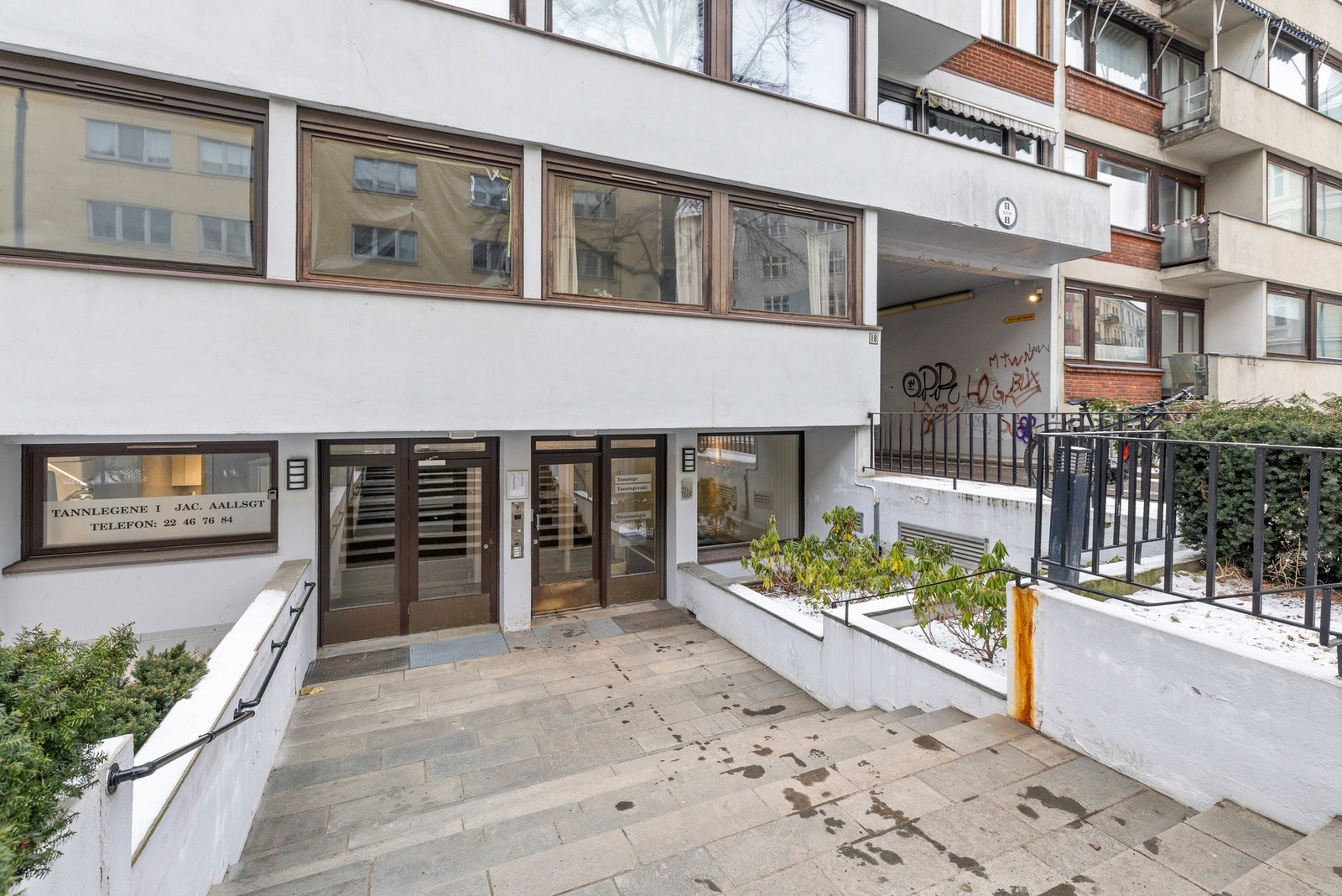 Representativt inngangsparti. Galleribilde