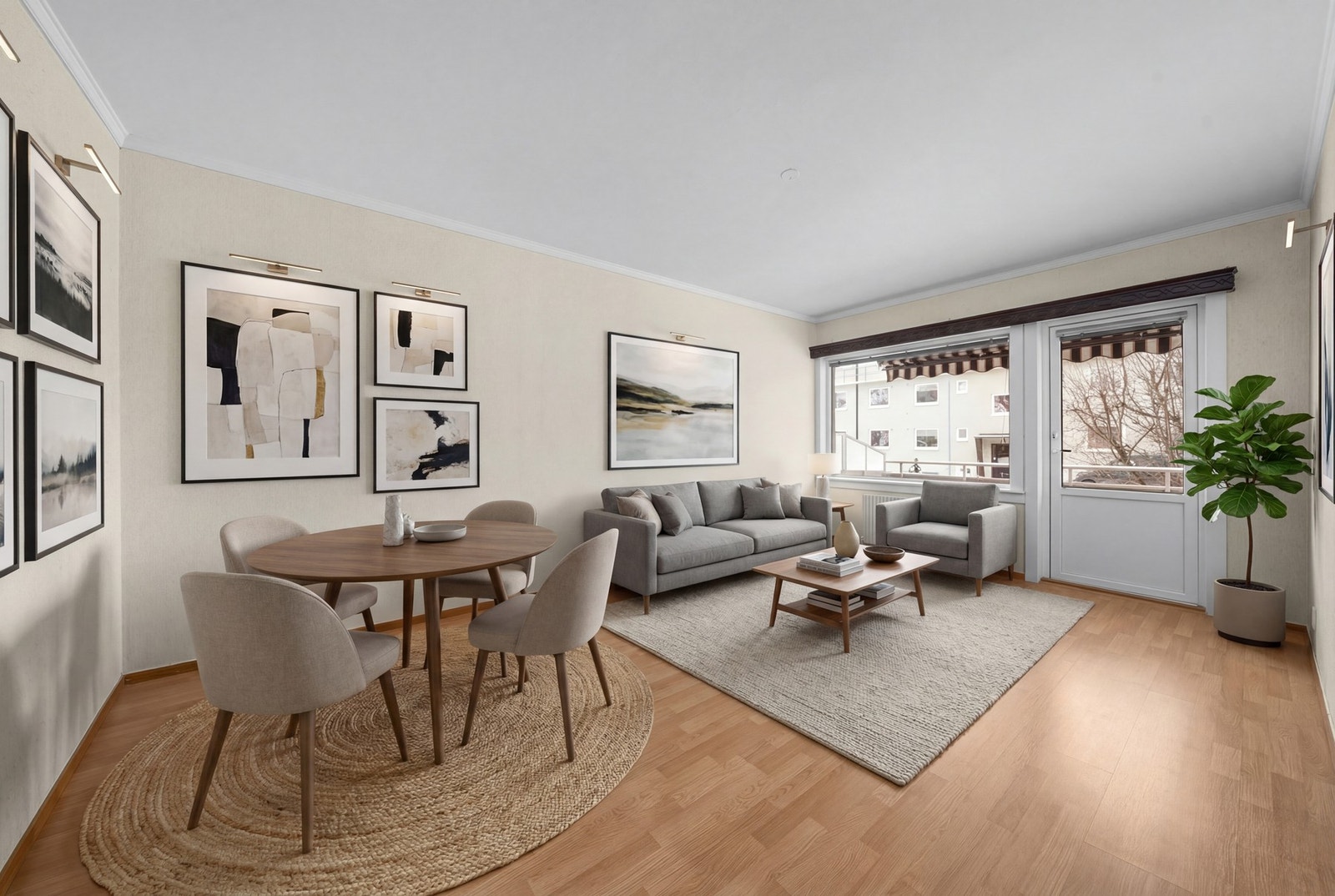 Velkommen til Alexander Kiellands gate 14 A - en flott 2-roms med uslåelig beliggenhet i Lillestrøm. (Digital styling) Galleribilde