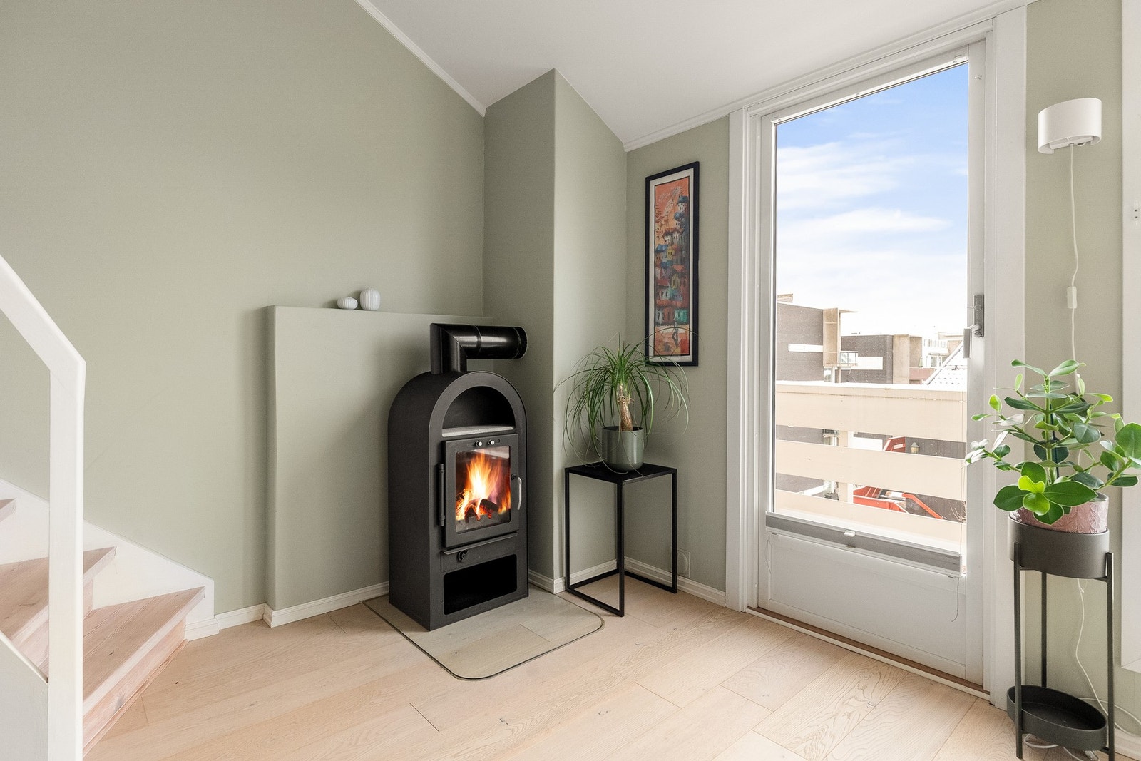 Vedovnen skaper en herlig atmosfære i boligen Galleribilde