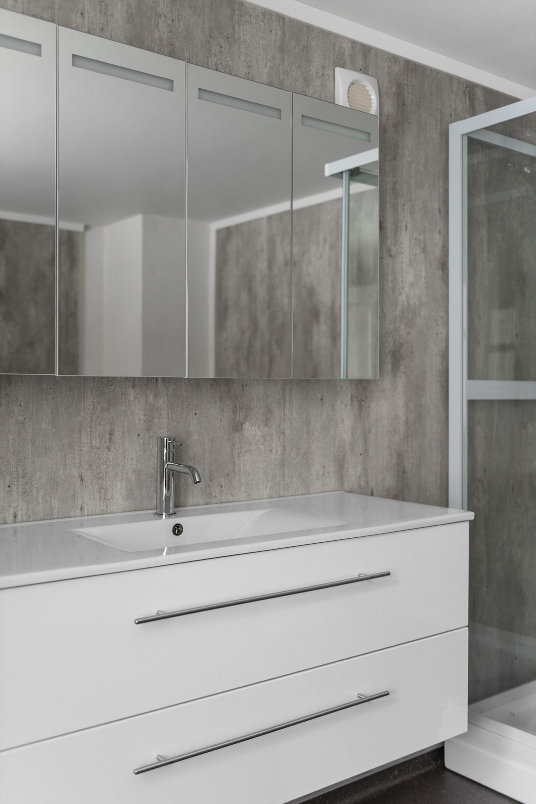 Detalj - Stilrent våtrom. Galleribilde