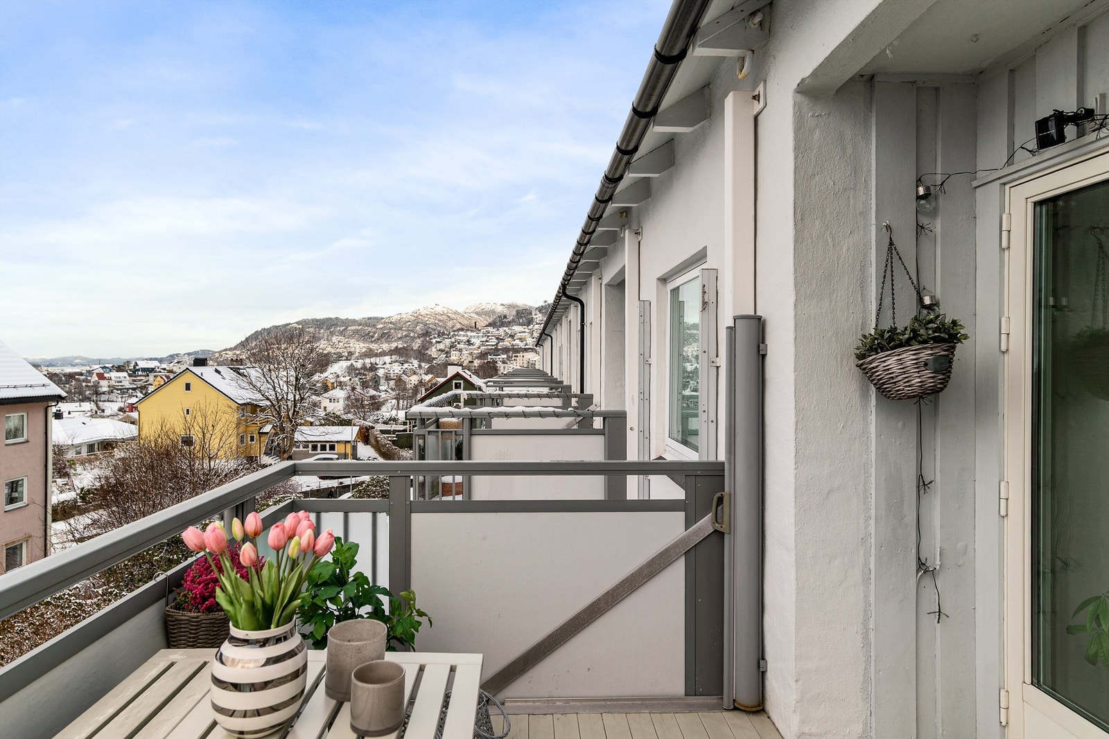 - Mot Bergen sentrum har man langstrakt utsikt - Galleribilde