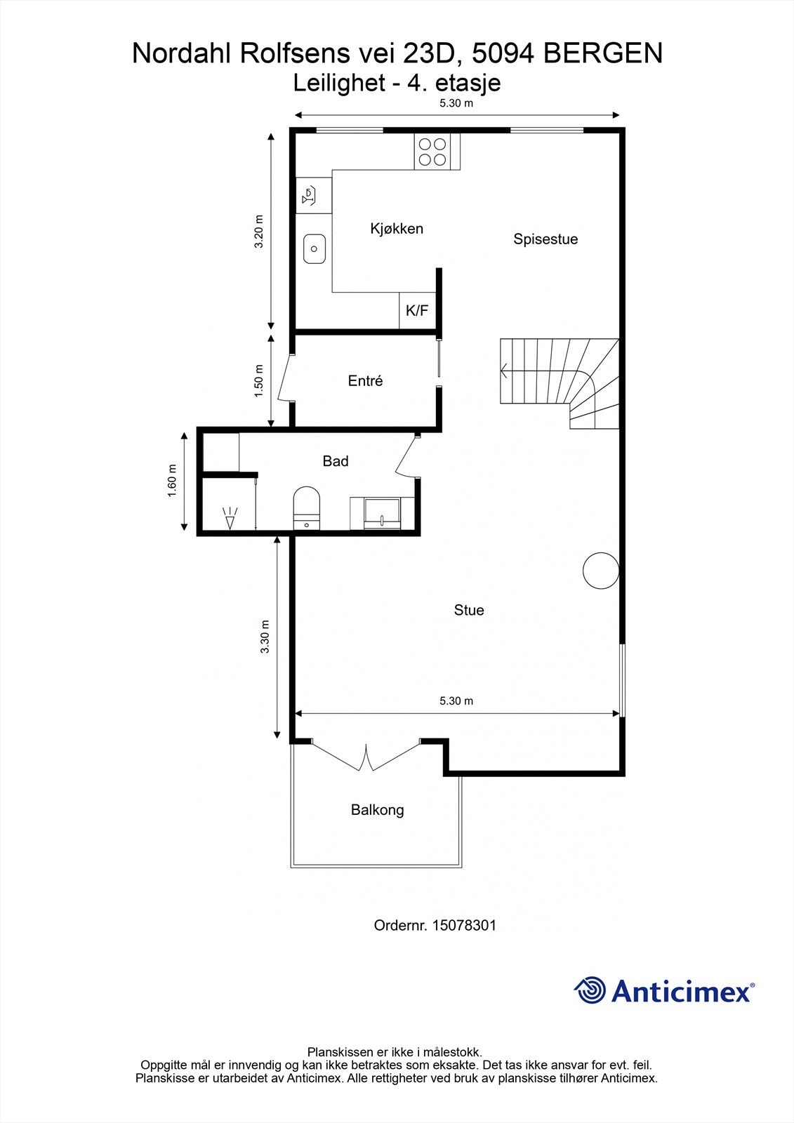 - Plantegning (4. etasje) - Galleribilde