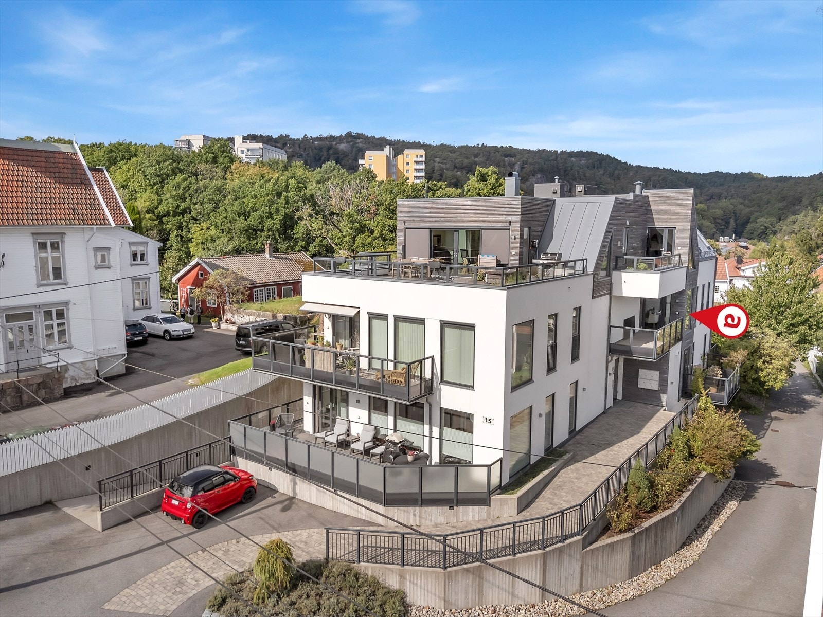 Moderne og stilig bygg Galleribilde