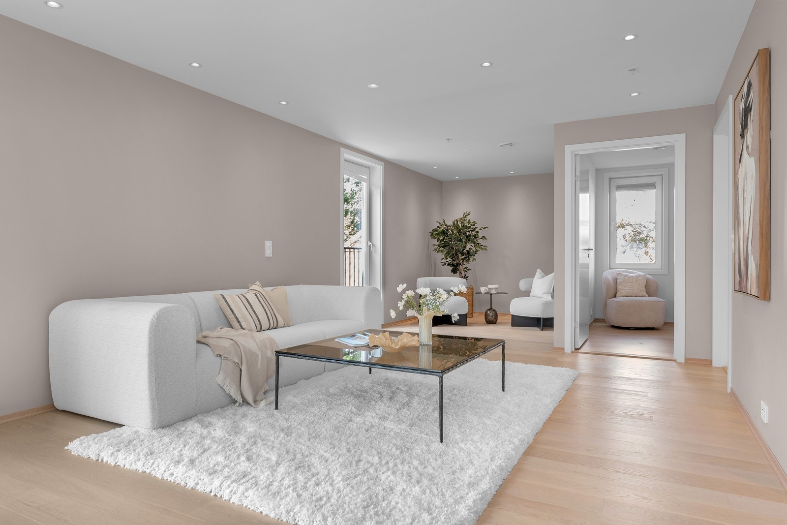 Gjennomgående smart planløsning, samt lekre detaljer Galleribilde