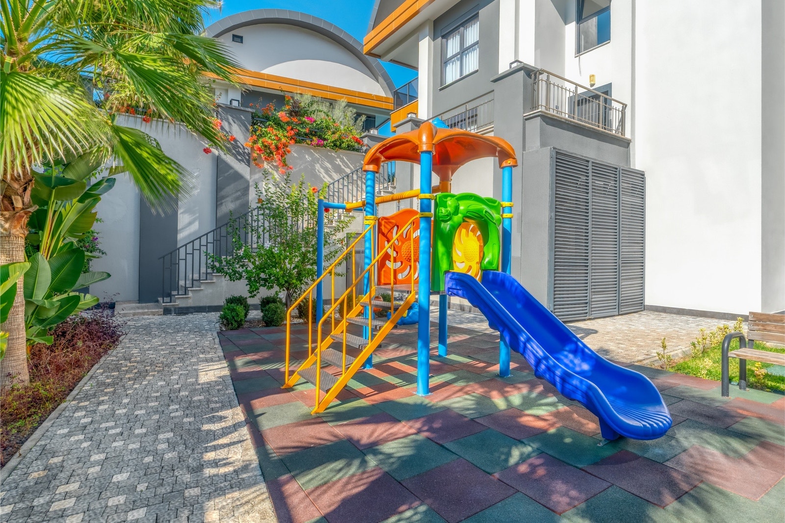 Outdoor children playground Galleribilde