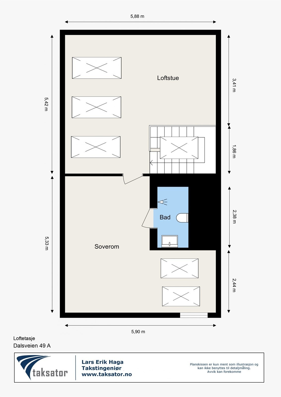 Loftetasje Galleribilde