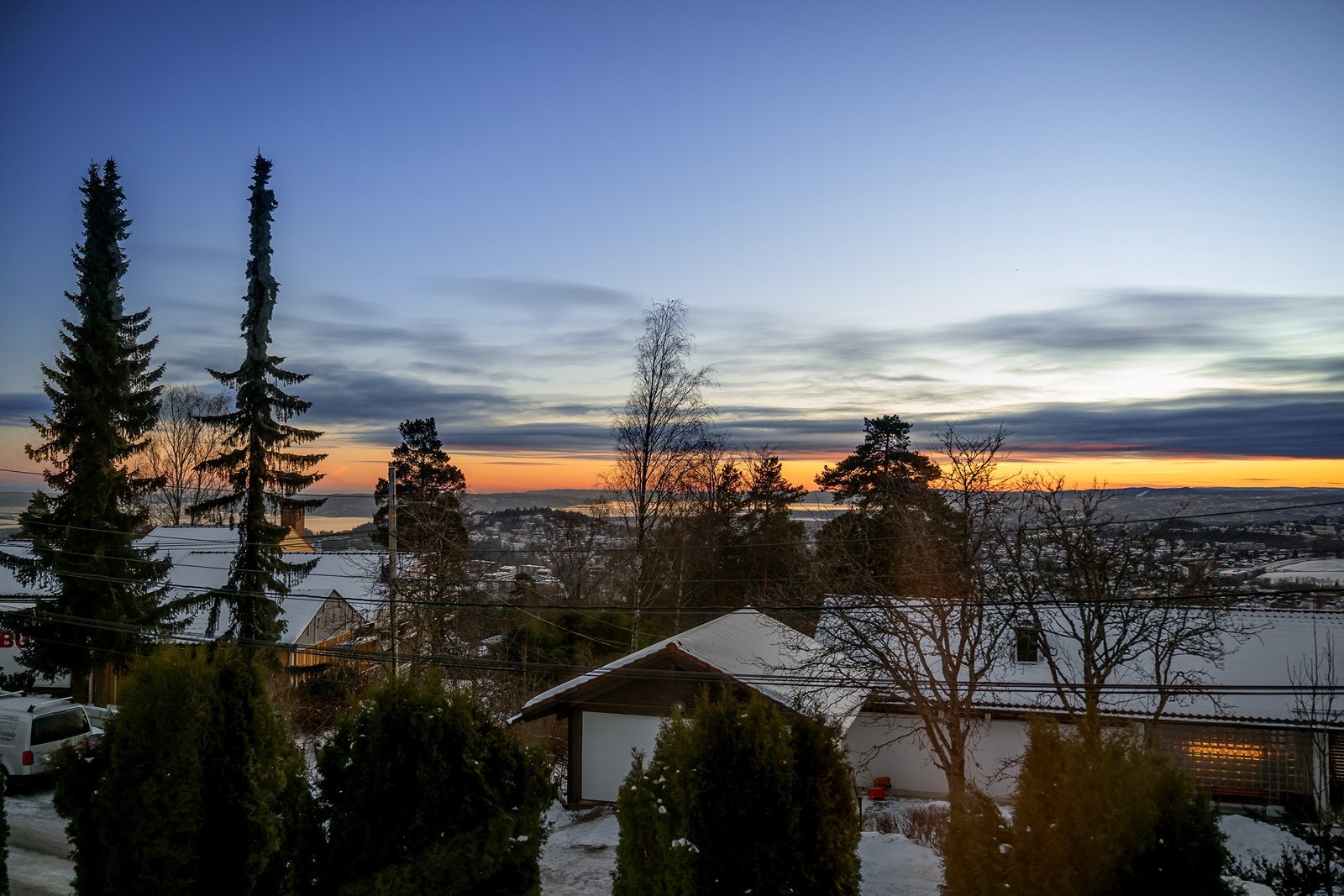 Delvis utsikt mot indre Oslofjord Galleribilde