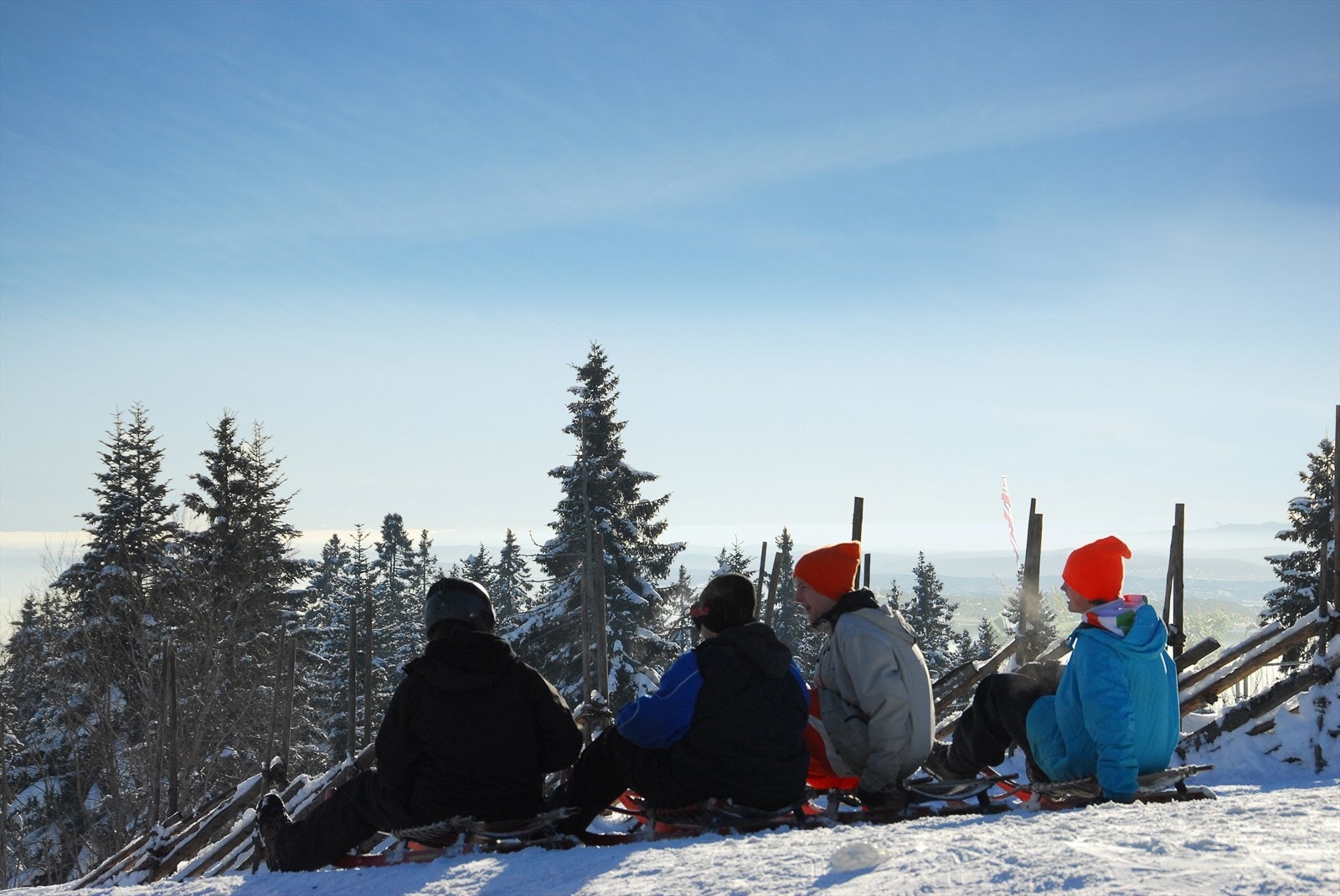 Kort vei til fantastiske Nordmarka - her fra Korken Galleribilde
