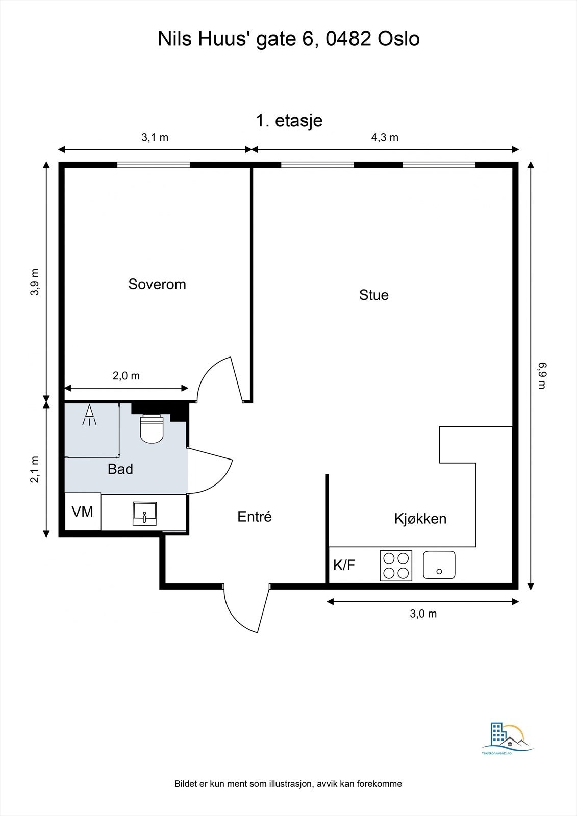 Plantegning. Galleribilde
