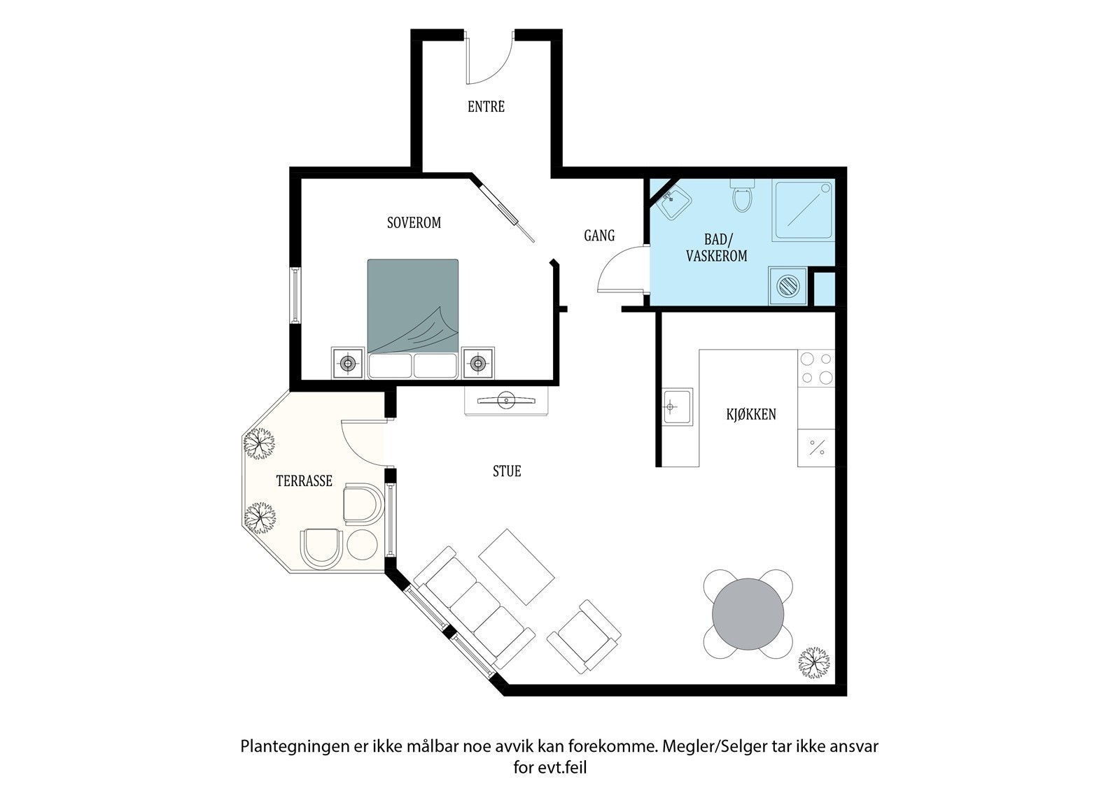Plantegning - Ikke målbar Galleribilde