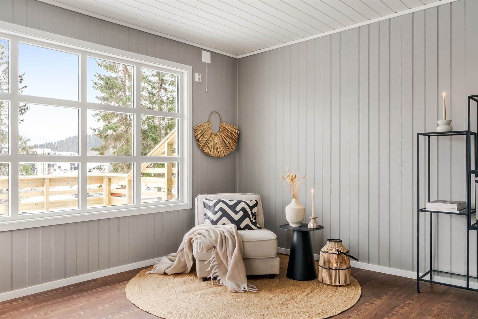 De duse fargevalgene gir et godt utgangspunkt for innredningen. Galleribilde