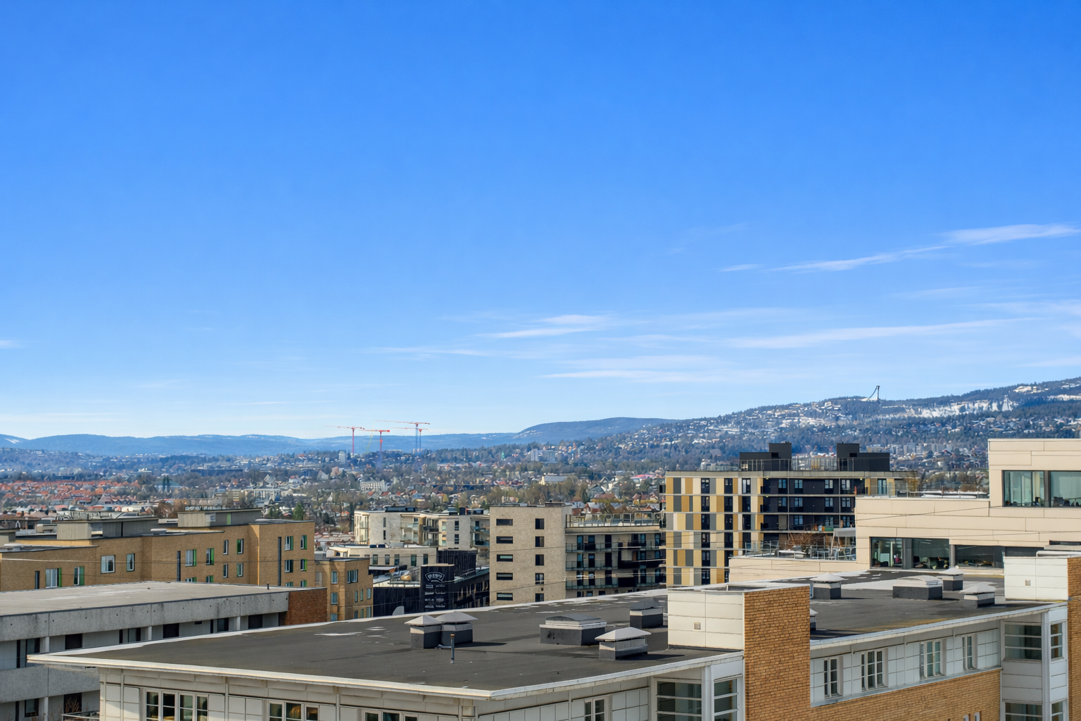 Utsyn fra leiligheten. Galleribilde