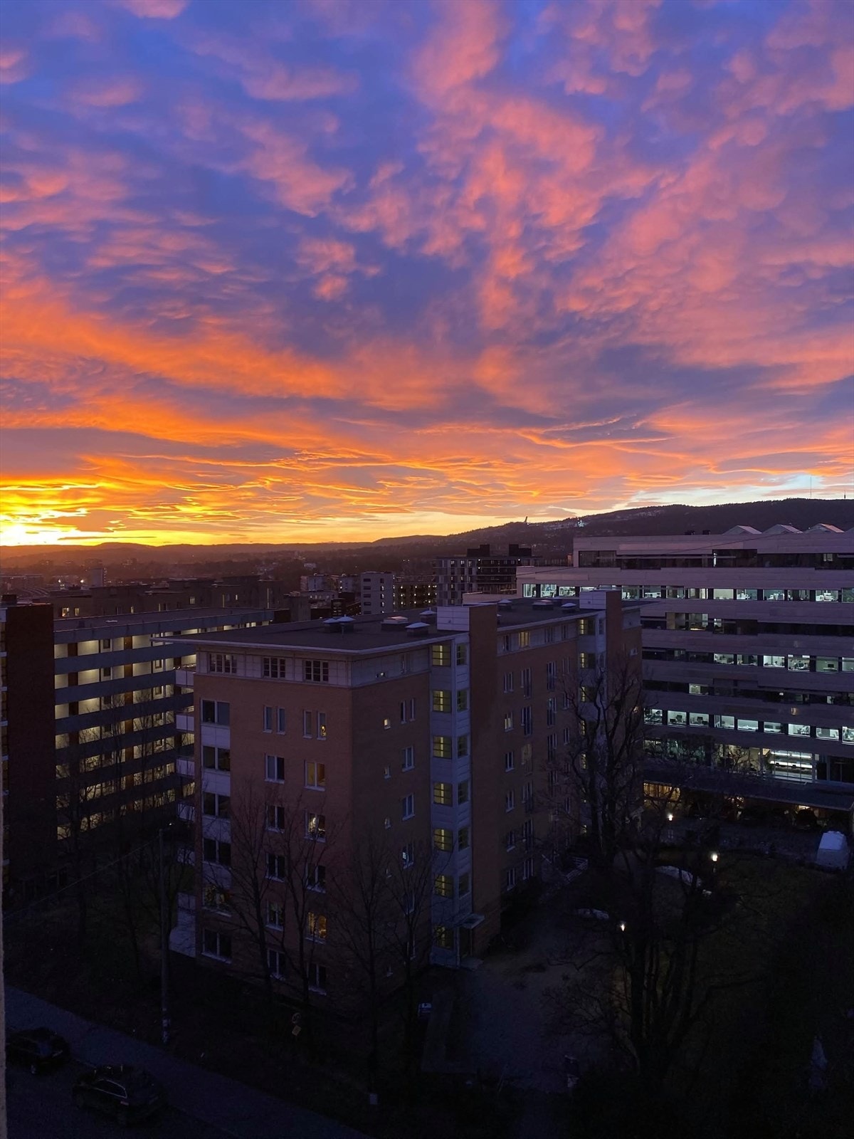 Utsiktsbilde tatt av selger fra sofaen. Galleribilde