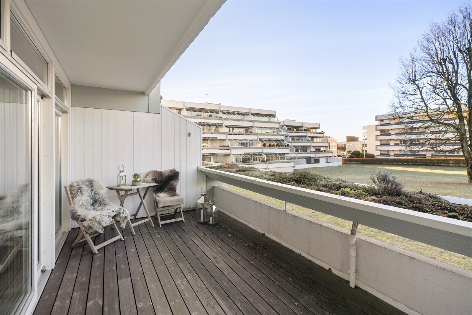 Det er mulig å innglasse balkongen Galleribilde