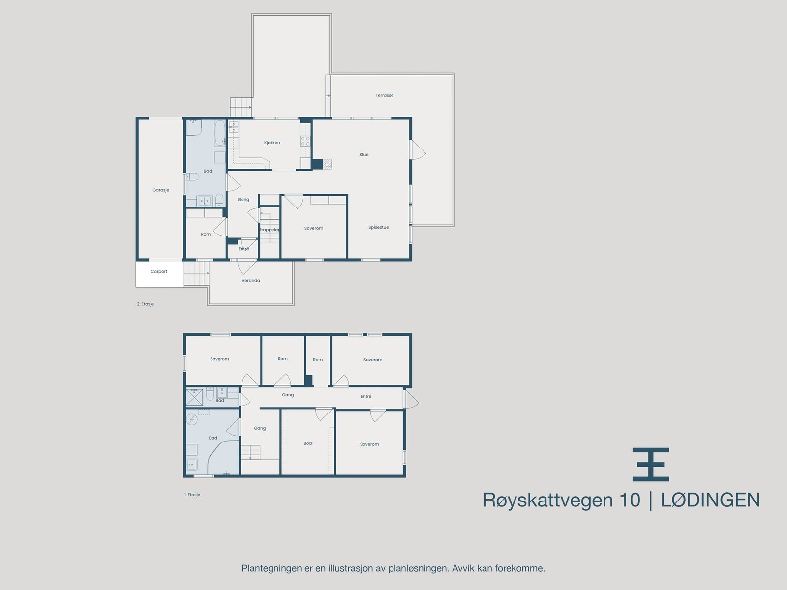 Plantegninger samlet Galleribilde