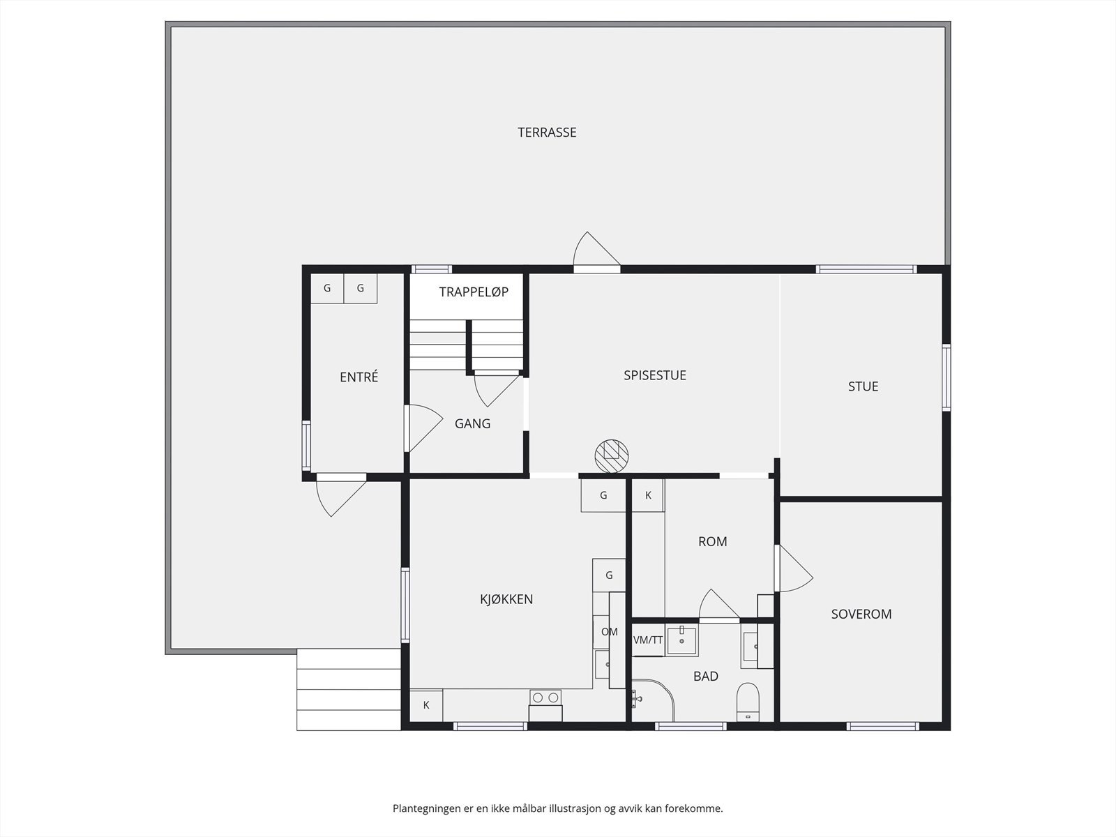 Plantegning 1.etasje. Galleribilde