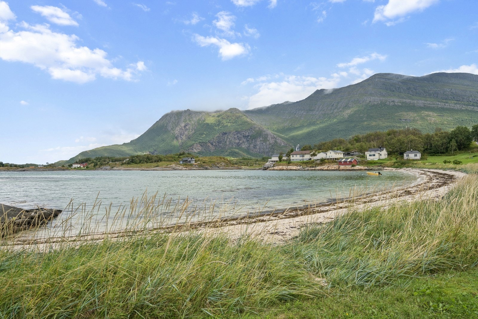 Utsikt sett fra naustet Galleribilde