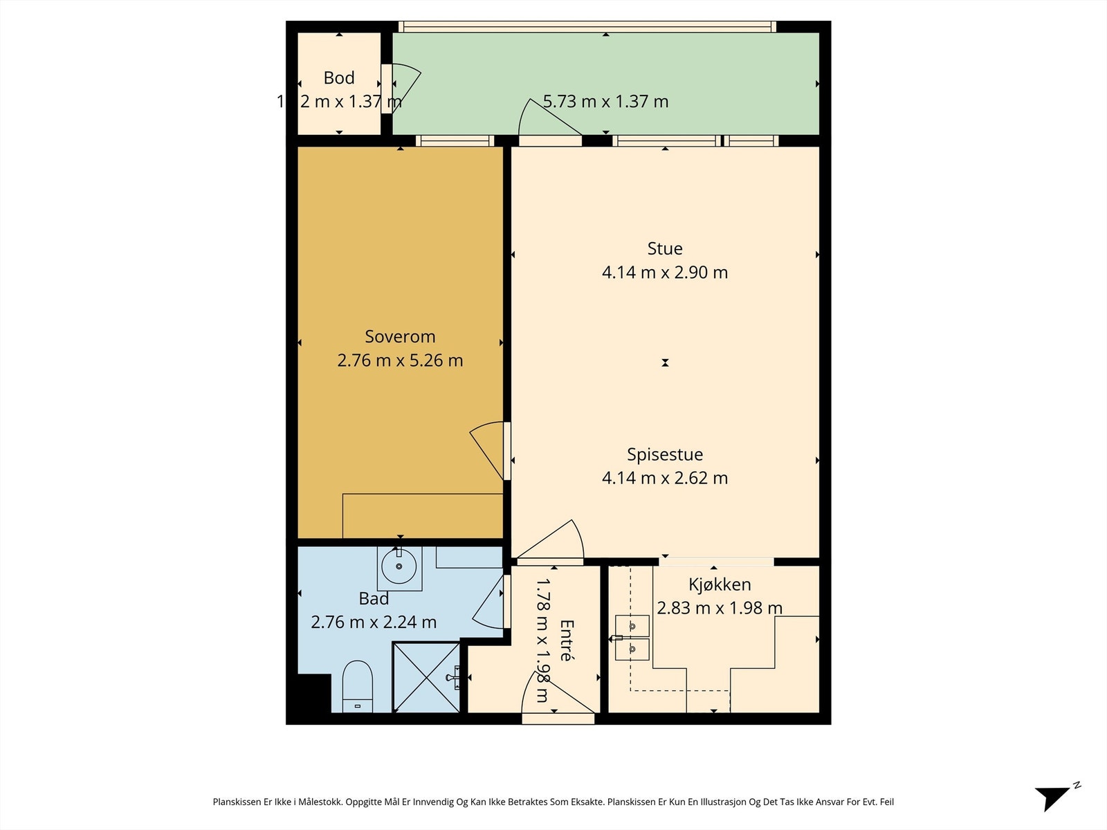 Plantegning Galleribilde