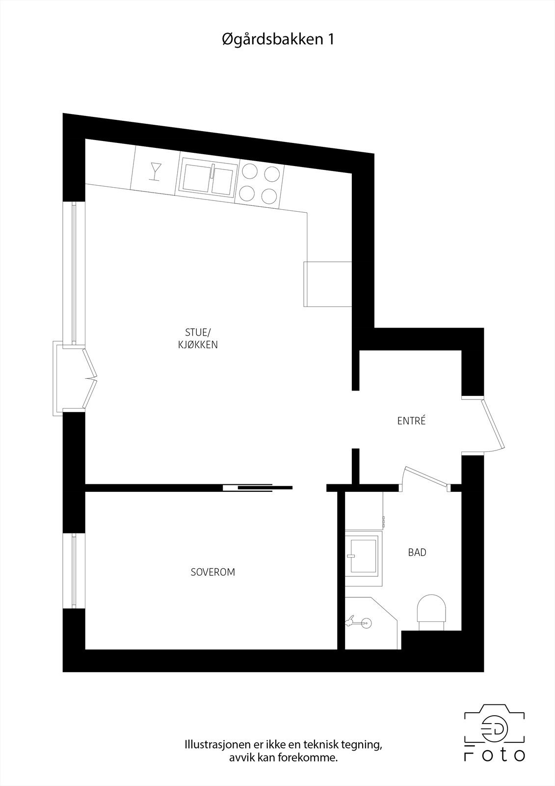 Plantegning. Galleribilde