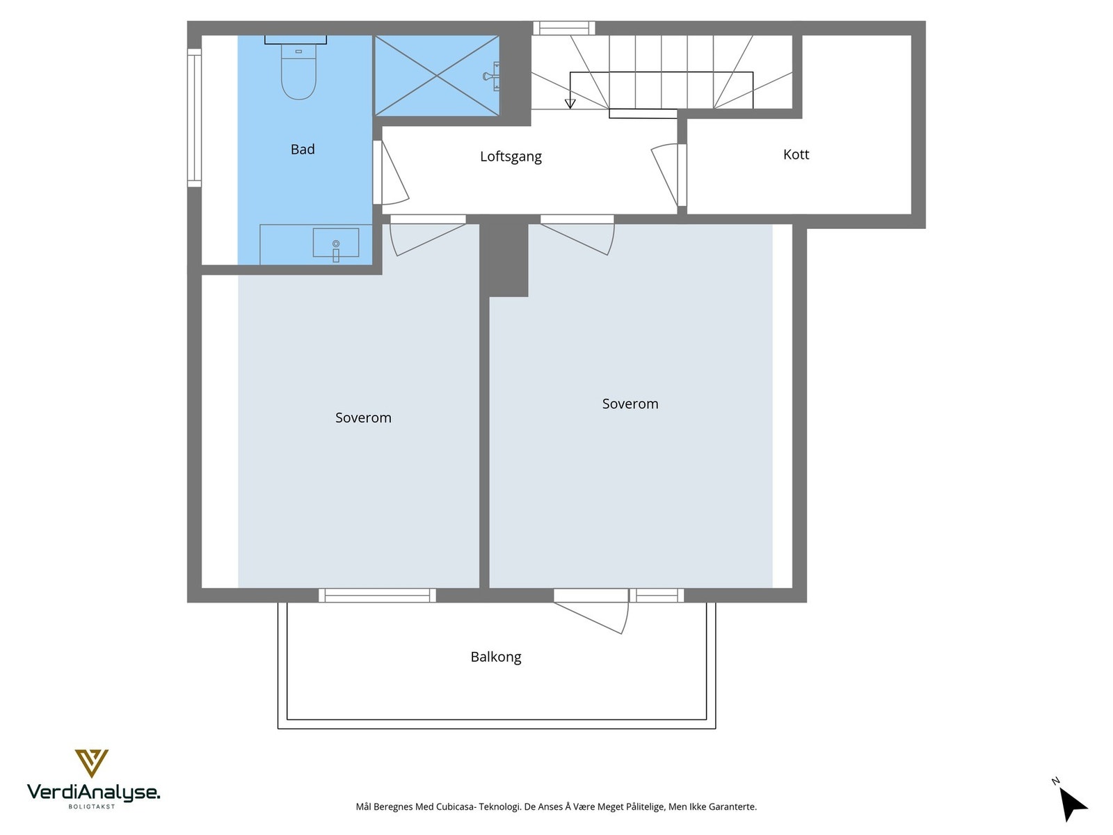 Planskisse loft Galleribilde
