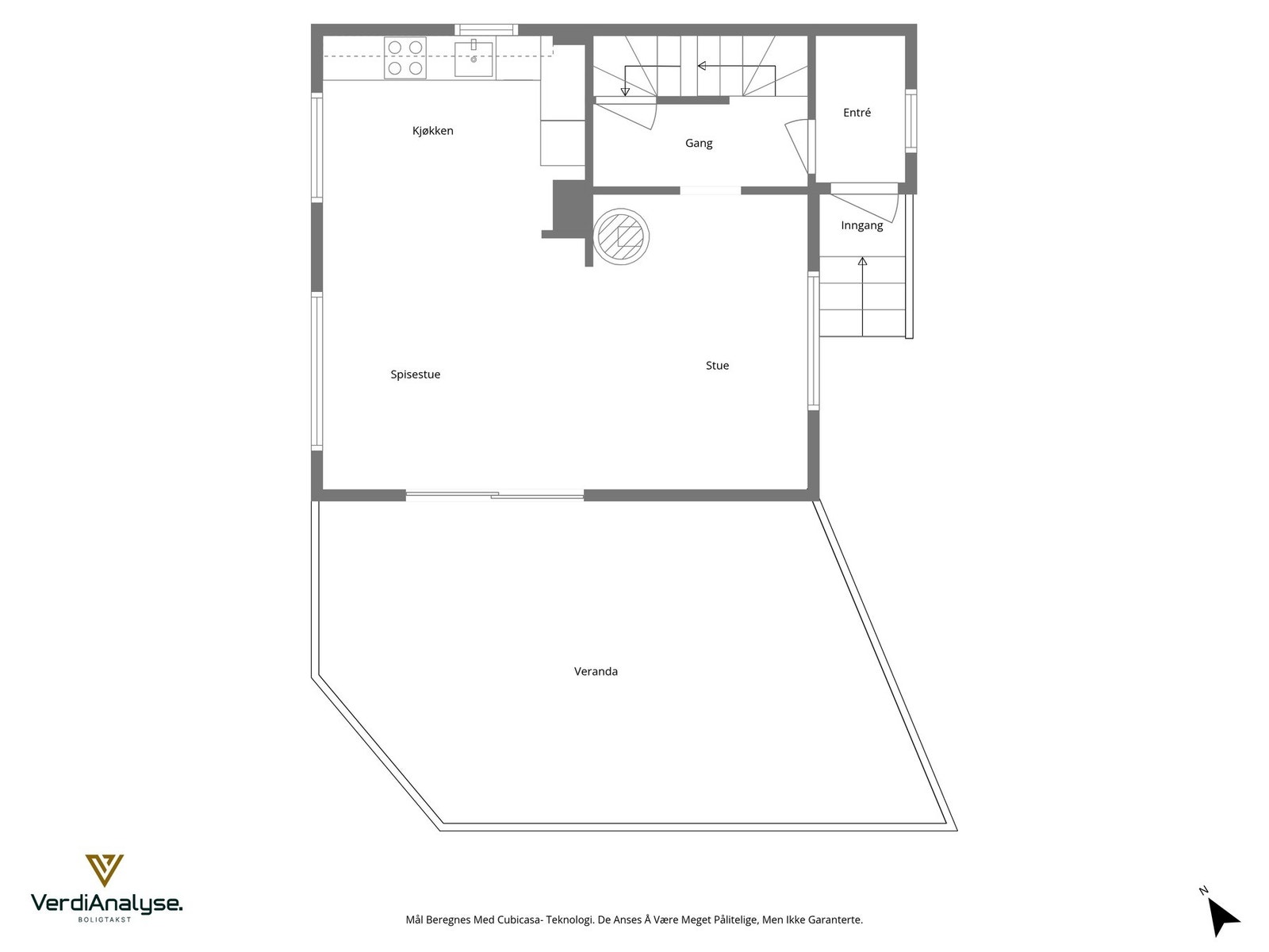 Planskisse 1. etasje Galleribilde