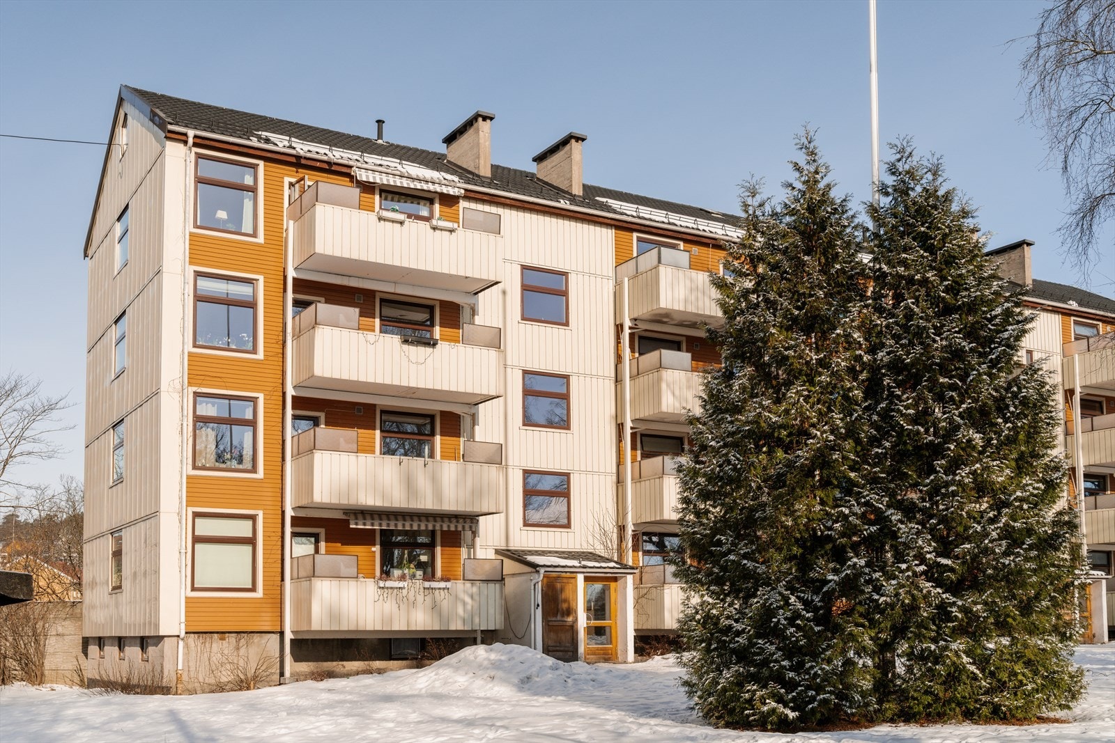 Hverdagslogistikken er enkel med både Kiwi og Rema 1000 i nærheten. Galleribilde