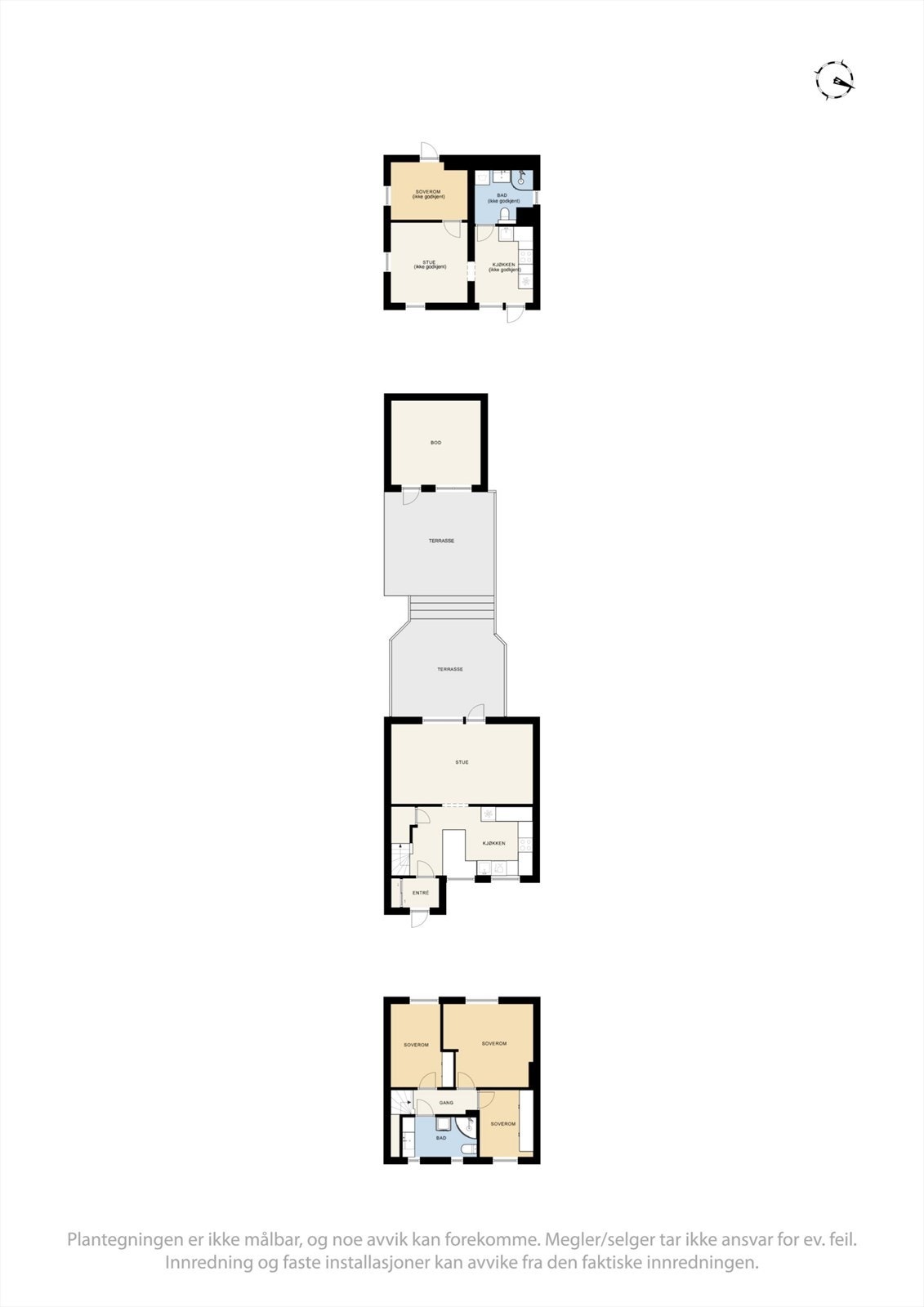 Boligens planløsning Galleribilde