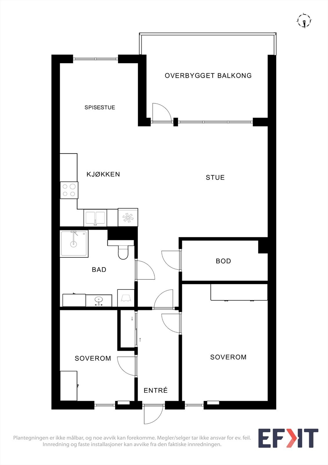 Plantegning Galleribilde