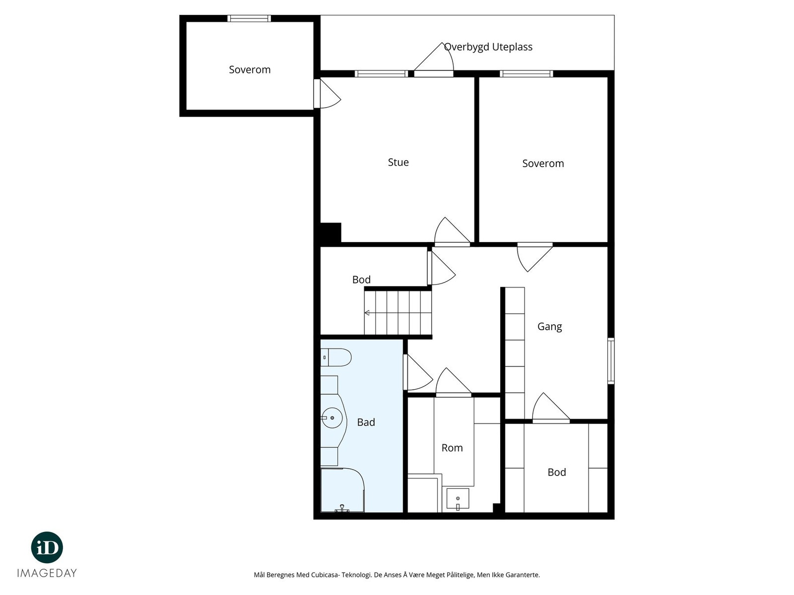 Plantegning underetasje Galleribilde