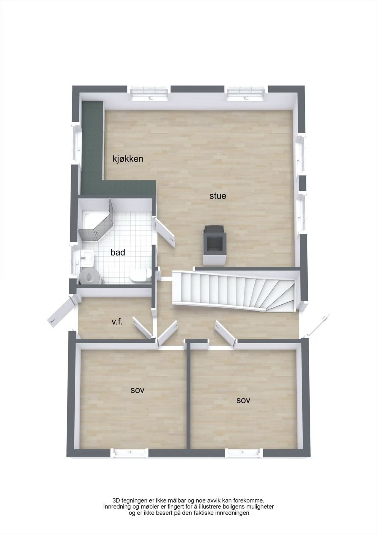 Plantegning. Galleribilde