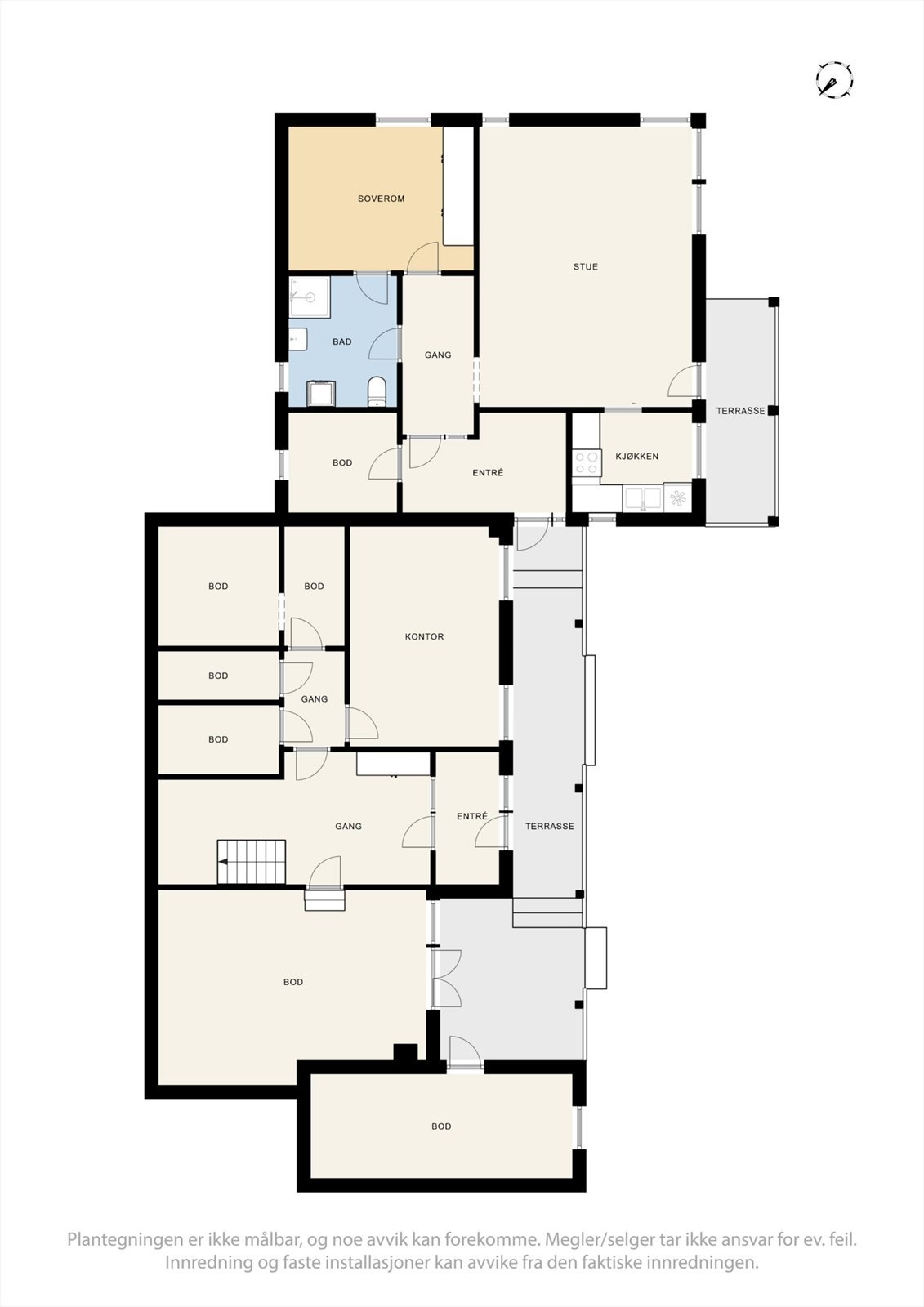 Plantegning | Underetasje Galleribilde