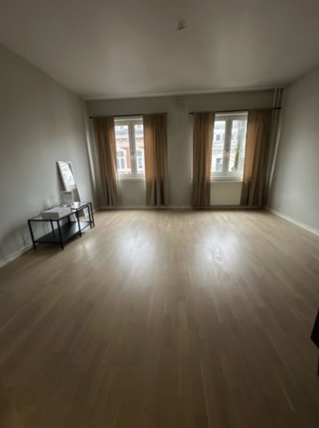 Stue-rom med 2 doble vinduer Galleribilde