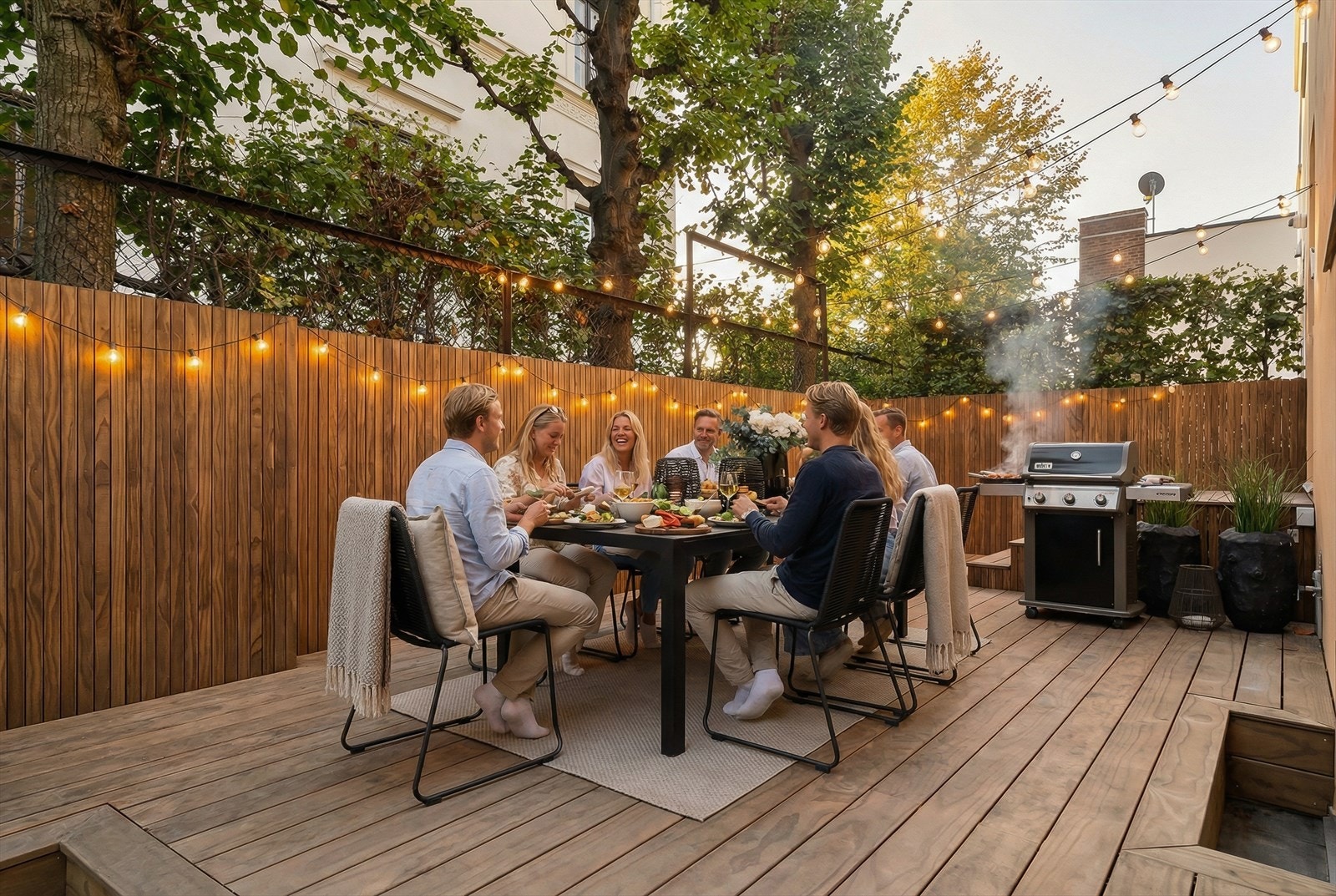 Flere skjermede uteplasser som gir deg sol fra tidlig til sent - Det kan etableres privat takterrasse, kontakt megler for mer info. Galleribilde