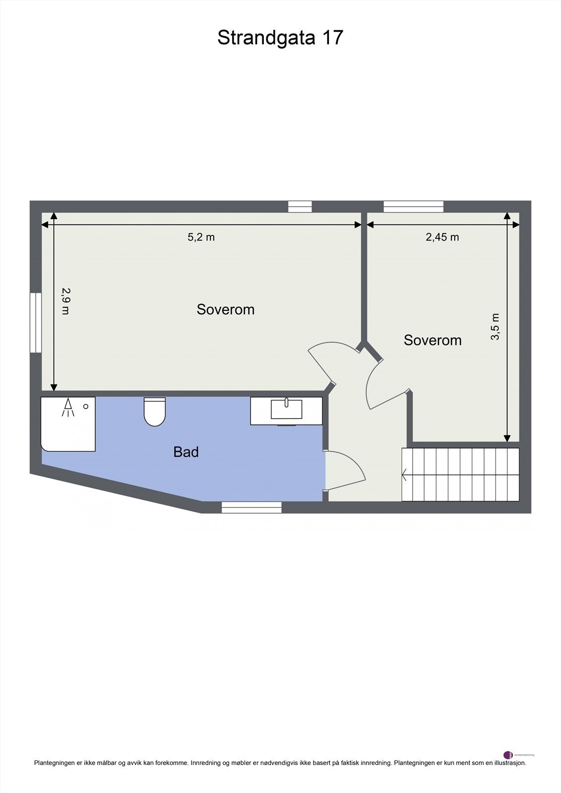 Plantegning 2. etasje. Galleribilde