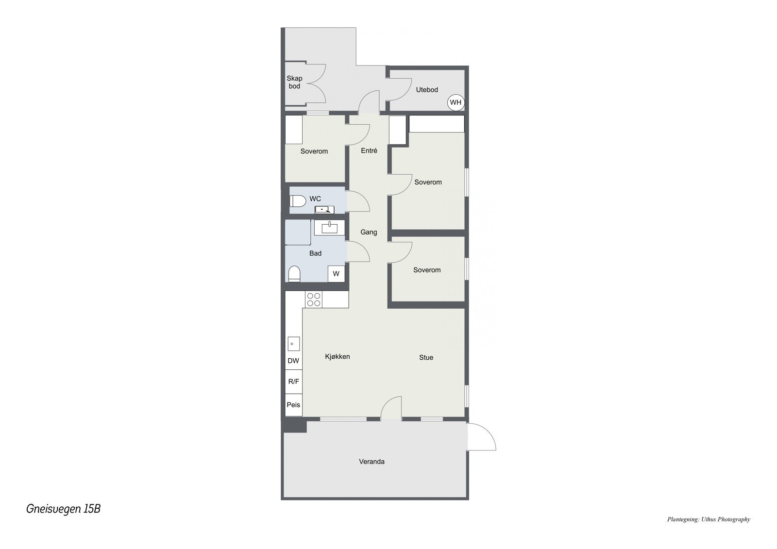 Plantegning Galleribilde