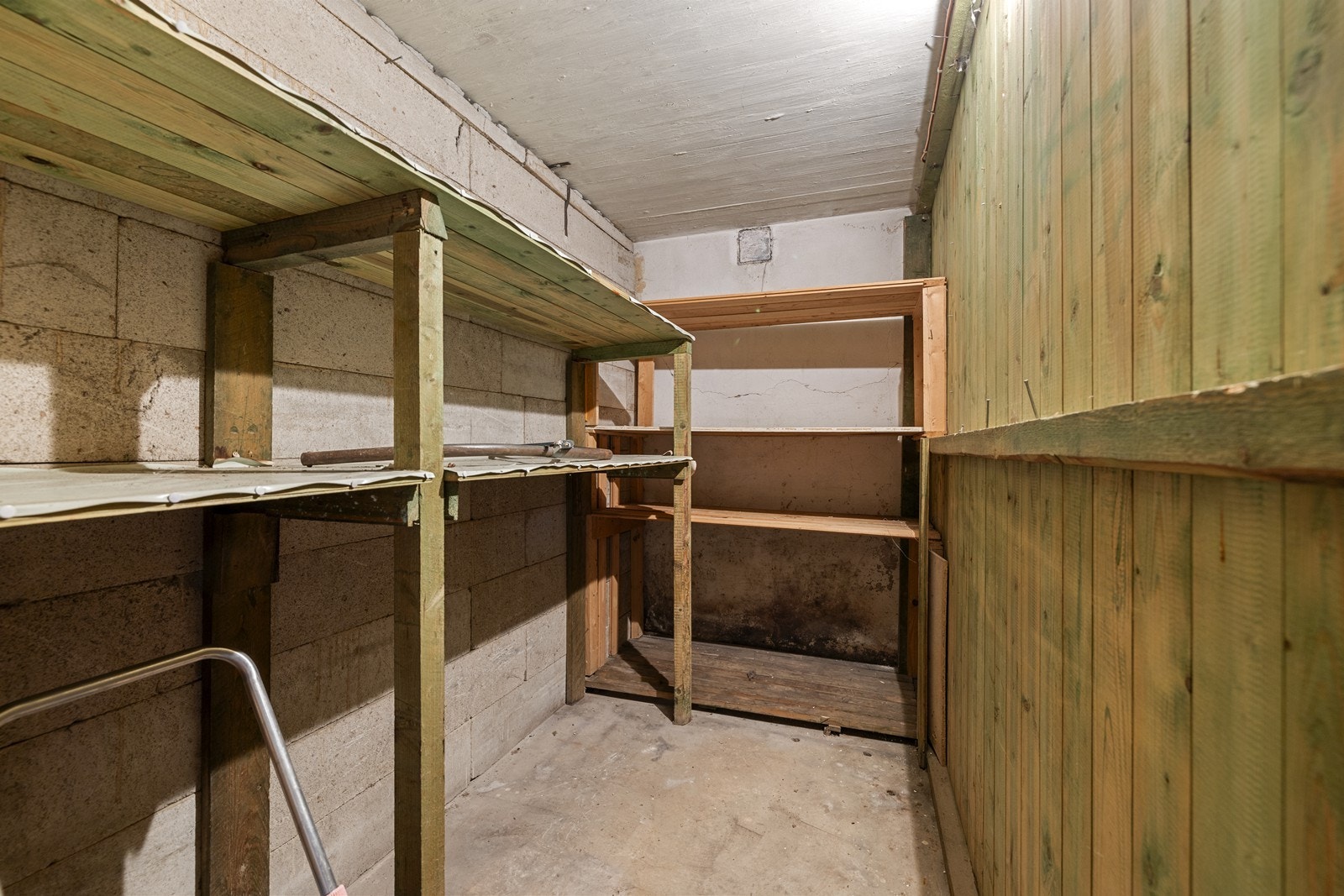 Kjelleren byr på et stort potensial for lagring. Galleribilde